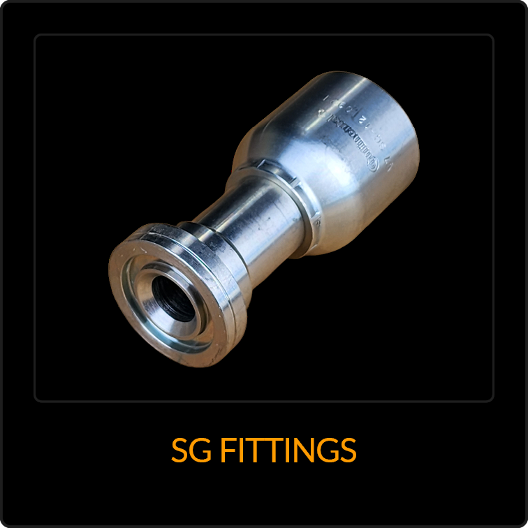 ONE PIECE (SPIRAL) HYDRAULIC CRIMP COUPLINGS