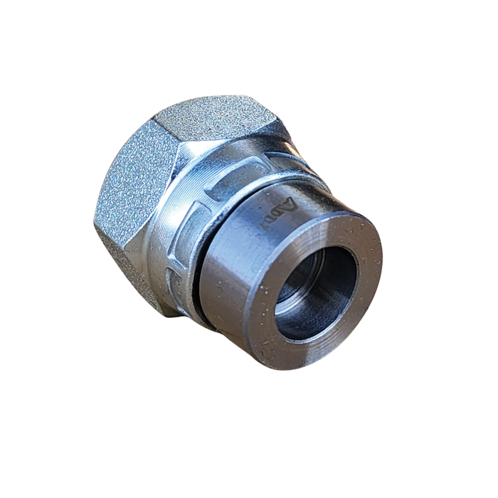 BSPP Female to Tube Weld Hydraulic Adaptor