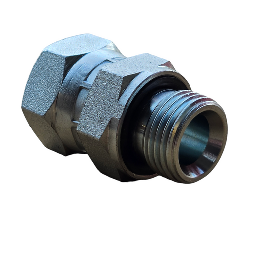 BSPP Male to BSPP Female Swivel Straight Hydraulic Adaptor.