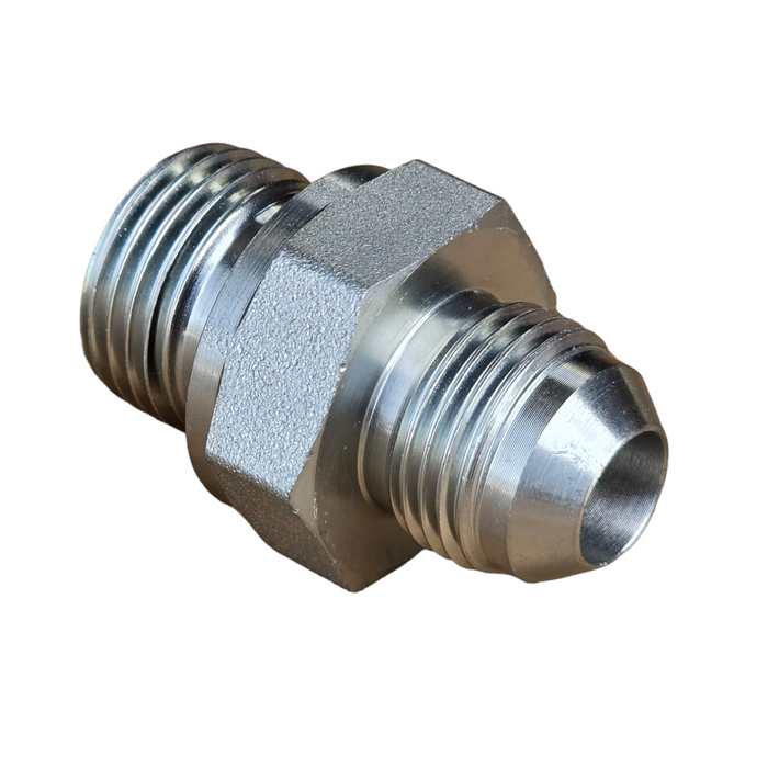 BSP Parallel Male to JIC Male Nipple Hydraulic Adaptors