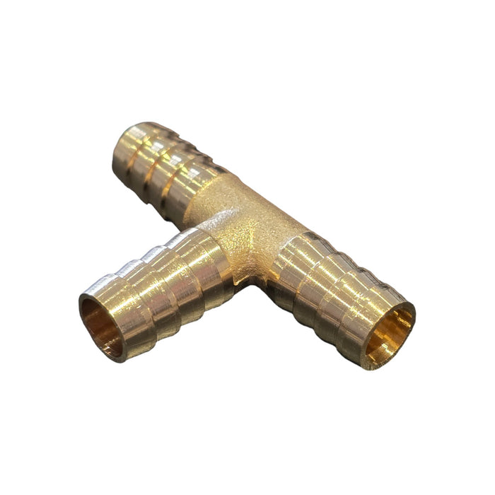 BRASS TEE HOSETAIL JOINER