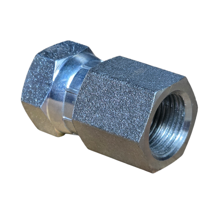 BSP Tapered Fixed Female to BSP Parallel Female Swivel Hydraulic Adaptor