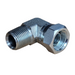 BSPT Male to BSPP Female Swivel 45 Degree Elbow Hydraulic Adaptor.