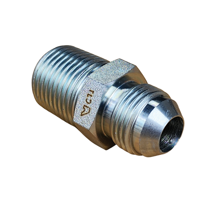 BSP Tapered Male to JIC Male Nipple Hydraulic Adaptors