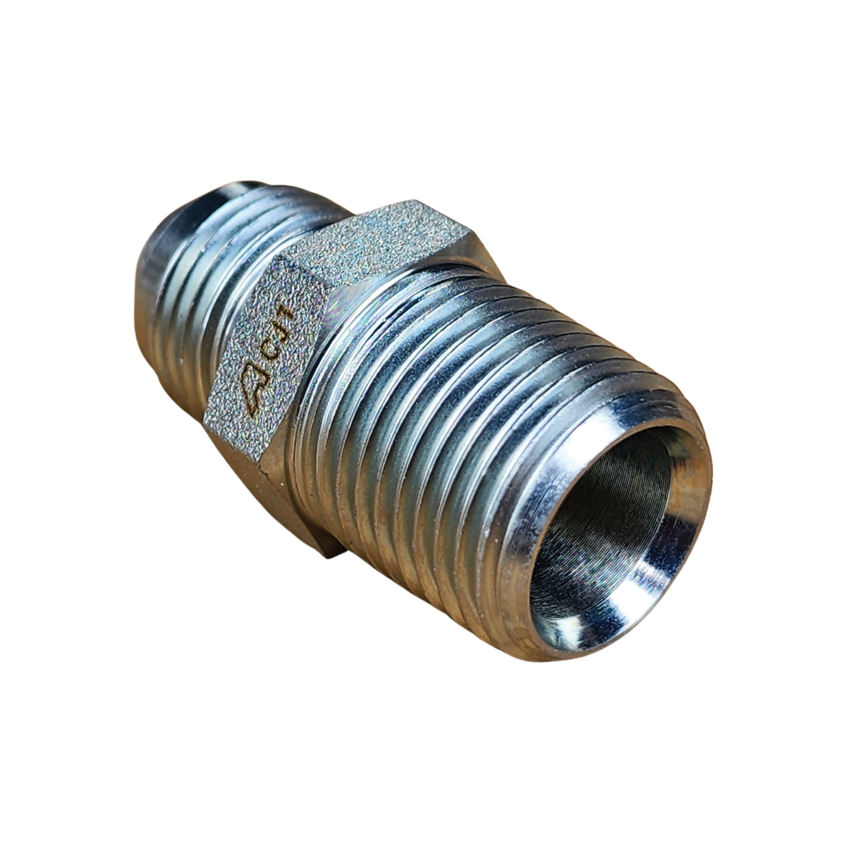 Bsp Tapered Male To Jic Male Nipple Hydraulic Adaptors — Tasmanian Hose Solutions Online Store 3018