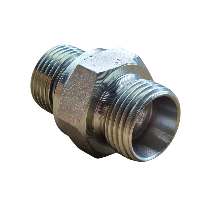 DLM-BPM - METRIC LIGHT MALE X BSPP MALE STRAIGHT NIPPLE (HYDRAULIC ADAPTORS)