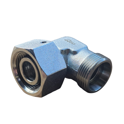 Metric Light Male to Metric Light Female Swivel 90 Degree Elbow Adaptor.