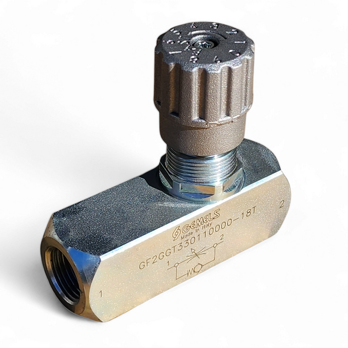 HV-FCB-CV - CHECK VALVE WITH FLOW CONTROL HIGH PRESSURE BSP (HYDRAULIC ACCESSORIES)