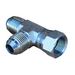 JIC Male to JIC Female Swivel to JIC Male Run Tee Hydraulic Adaptors