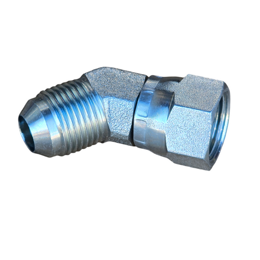 JIC Male to JIC Female Swivel 45 Degree Elbow Hydraulic Adaptors