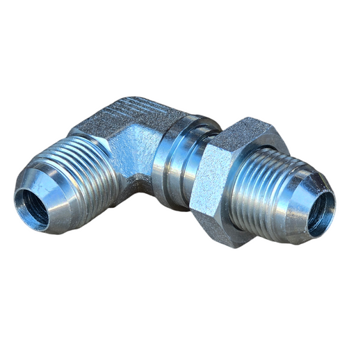 JIC Male to JIC Male Bulkhead 90 Degree Elbow Hydraulic Adaptors