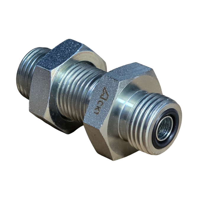 ORFS Male to Male Bulkhead Hydraulic Adaptors