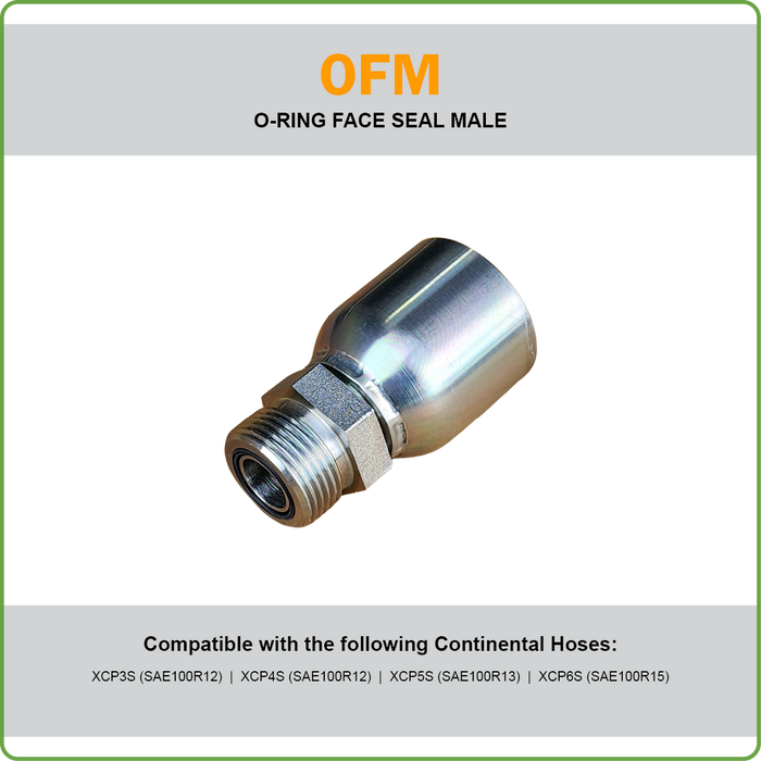 SG-OFM - ORFS MALE HOSETAIL (ONE PIECE SPIRAL HOSETAILS)