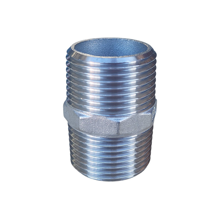 316 STAINLESS STEEL HEX NIPPLE BSP