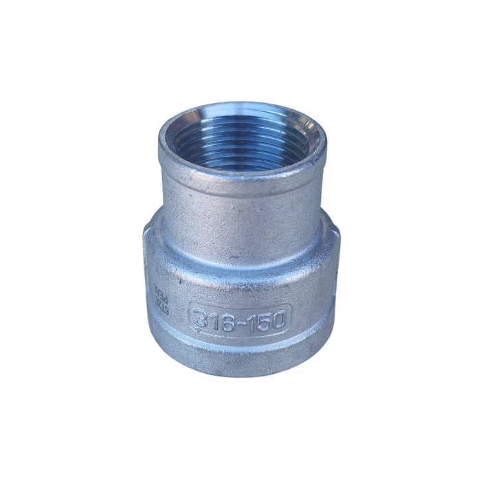 316 STAINLESS STEEL REDUCING SOCKET BSP