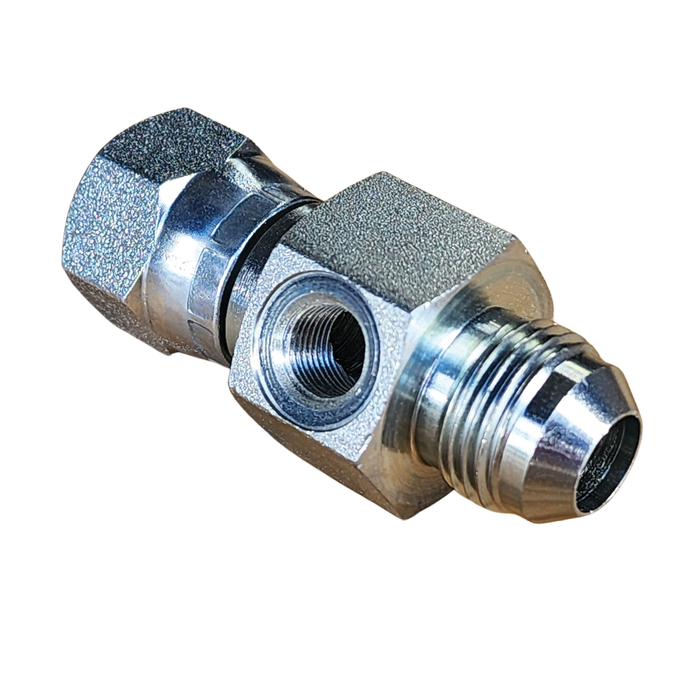 JIC Inline Test Point Coupling - 1/8" BSPP Port Hydraulic Adaptors